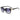 "Verona" Vintage-Inspired Wayfarer Sunglasses with Mod Stripes - 100% UV - Aloha Eyes - 1