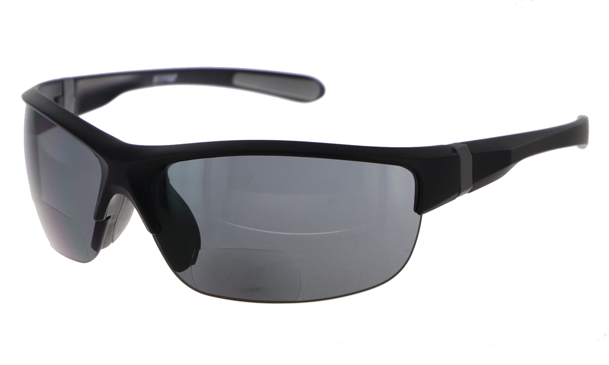 Mass Vision Polarized Bifocal Sunglasses - 'The Wind Breaker' Sport Wrap For Reading & Driving